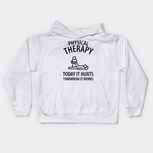 physiotherapist physical therapy gift saying funny Kids Hoodie